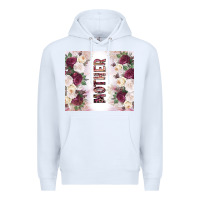 White mother's day flowers tumbler tbs Premium Hoodie - TumblerDesignByShophia