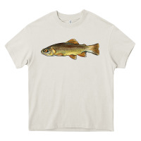 Cream arizona apache trout fish Heavy Core Tee - BarkalooDesign