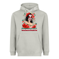 Moon Dust Mexicana with Skull Girl Heavyweight Hoodie - texasbilliewilder