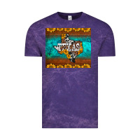 Cloud Purple sunflowers cowhide leopard texas map Vintage Tee - BarkalooDesign