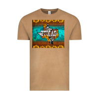 Vintage Camel sunflowers cowhide leopard texas map Vintage Tee - BarkalooDesign