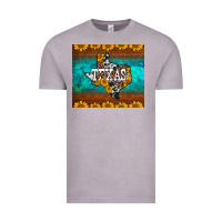 Vintage Zinc sunflowers cowhide leopard texas map Vintage Tee - BarkalooDesign