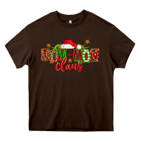 Chocolate Brown christmas mom mom claus Heavy Core Tee - FaDigitalArtStudio