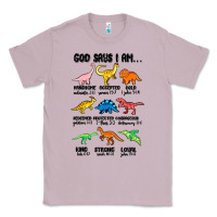 Lilac god says i am dinosaurs handsome Classic Tee - MaliasSmallBusiness