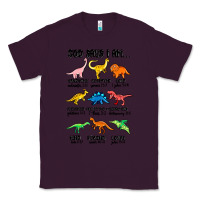 Plum god says i am dinosaurs handsome Classic Tee - MaliasSmallBusiness