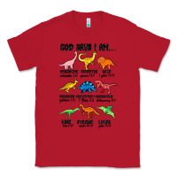 Red god says i am dinosaurs handsome Classic Tee - MaliasSmallBusiness