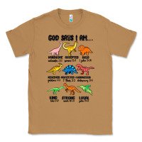 Toasted Coconut god says i am dinosaurs handsome Classic Tee - MaliasSmallBusiness