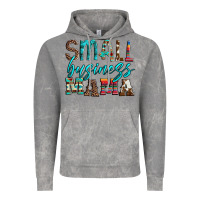 Cloud Rock small business mama leopard turquoise aztec serape cowhide Vintage Hoodie - Artiststas