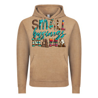 Vintage Coffee small business mama leopard turquoise aztec serape cowhide Vintage Hoodie - Artiststas