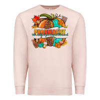 Pale Pink Pharmacist pumpkin Premium Sweatshirt - NancyCooperArtShop