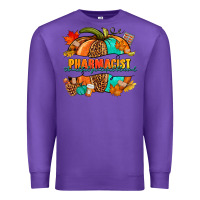 Purple Pharmacist pumpkin Premium Sweatshirt - NancyCooperArtShop