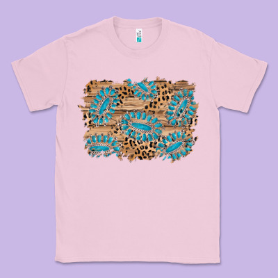 Gemstone Wood Leopard Background Classic Tee Designed By Adodesignshop