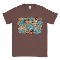 Chestnut gemstone wood leopard background Classic Tee - AdoDesignShop