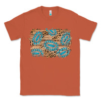 Copper gemstone wood leopard background Classic Tee - AdoDesignShop