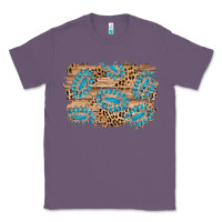 Lavender gemstone wood leopard background Classic Tee - AdoDesignShop