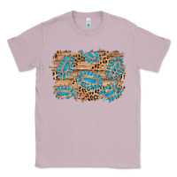 Lilac gemstone wood leopard background Classic Tee - AdoDesignShop
