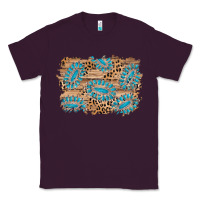 Plum gemstone wood leopard background Classic Tee - AdoDesignShop