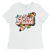 White first grade Ladies Tee - JahusDesignShop