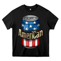 Black American 4th of July Heavy Core Tee - CowGirlArtShop
