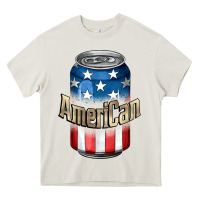 Cream American 4th of July Heavy Core Tee - CowGirlArtShop
