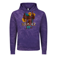 Cloud Purple saddle up cowboy western sunflowers Vintage Hoodie - Artiststas