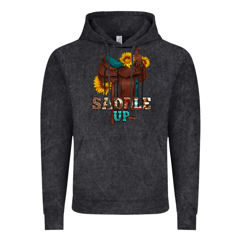 Saddle Up Cowboy Western Sunflowers Vintage Hoodie by Artiststas | Teevron