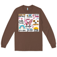 Chestnut positive affirmations Long Sleeve Tee - MaliasSmallBusiness