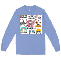 Colony Blue positive affirmations Long Sleeve Tee - MaliasSmallBusiness