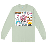 Matcha positive affirmations Long Sleeve Tee - MaliasSmallBusiness
