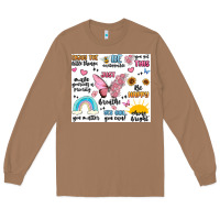 Toasted Coconut positive affirmations Long Sleeve Tee - MaliasSmallBusiness