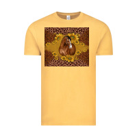 Vintage Mustard horse Vintage Tee - BarkalooDesign