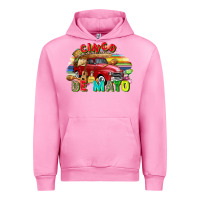 Fuchsia Pink Cinco de mayo truck Urban Hoodie - FaDigitalArtStudio