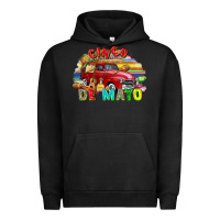 Pigment Black Cinco de mayo truck Urban Hoodie - FaDigitalArtStudio