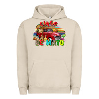 Pigment French Oak Cinco de mayo truck Urban Hoodie - FaDigitalArtStudio