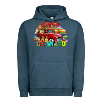 Pigment Midnight Navy Cinco de mayo truck Urban Hoodie - FaDigitalArtStudio