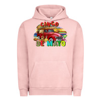 Pigment Salmon Cinco de mayo truck Urban Hoodie - FaDigitalArtStudio