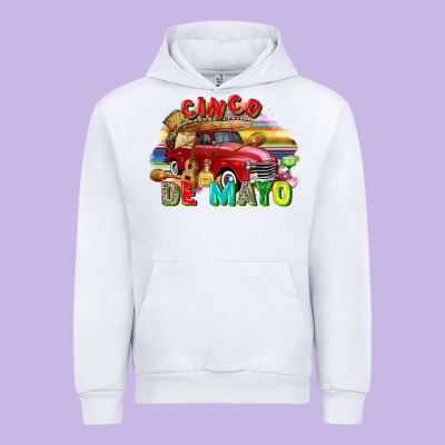 Cinco De Mayo Truck Urban Hoodie Designed By Fadigitalartstudio