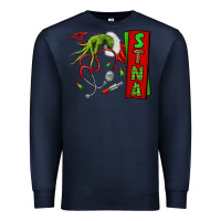 Navy Christmas Character Premium Sweatshirt - NancyCooperArtShop