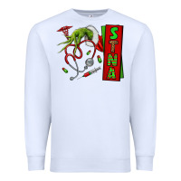 White Christmas Character Premium Sweatshirt - NancyCooperArtShop