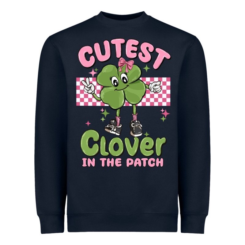 Cutest Clover In The Patch Heavyweight Sweatshirt by MaliasSmallBusiness | Teevron