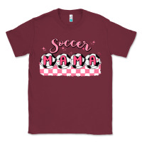 Burgundy soccer mama Classic Tee - MaliasSmallBusiness