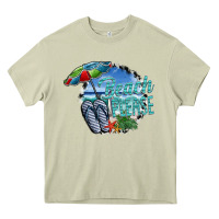 Mossy beach please Heavy Core Tee - SublimationCraftShop