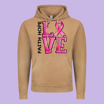Faith Hope Love Vintage Hoodie Designed By Adodesignshop