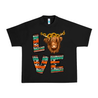 Black love highland cow Urban Heavy Tee - Jasminsmagicworld