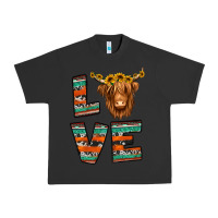 Pigment Black love highland cow Urban Heavy Tee - Jasminsmagicworld