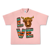Salmon love highland cow Urban Heavy Tee - Jasminsmagicworld