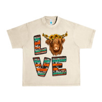 Sandshell love highland cow Urban Heavy Tee - Jasminsmagicworld