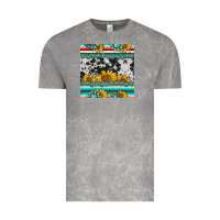 Cloud Rock sunflower cowhide serape coaster Vintage Tee - BarkalooDesign