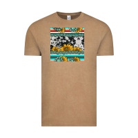 Vintage Coffee sunflower cowhide serape coaster Vintage Tee - BarkalooDesign