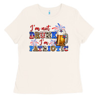 Bone i'm not drunk i'm patriotic zillion Ladies Tee - Zillion Design Studio